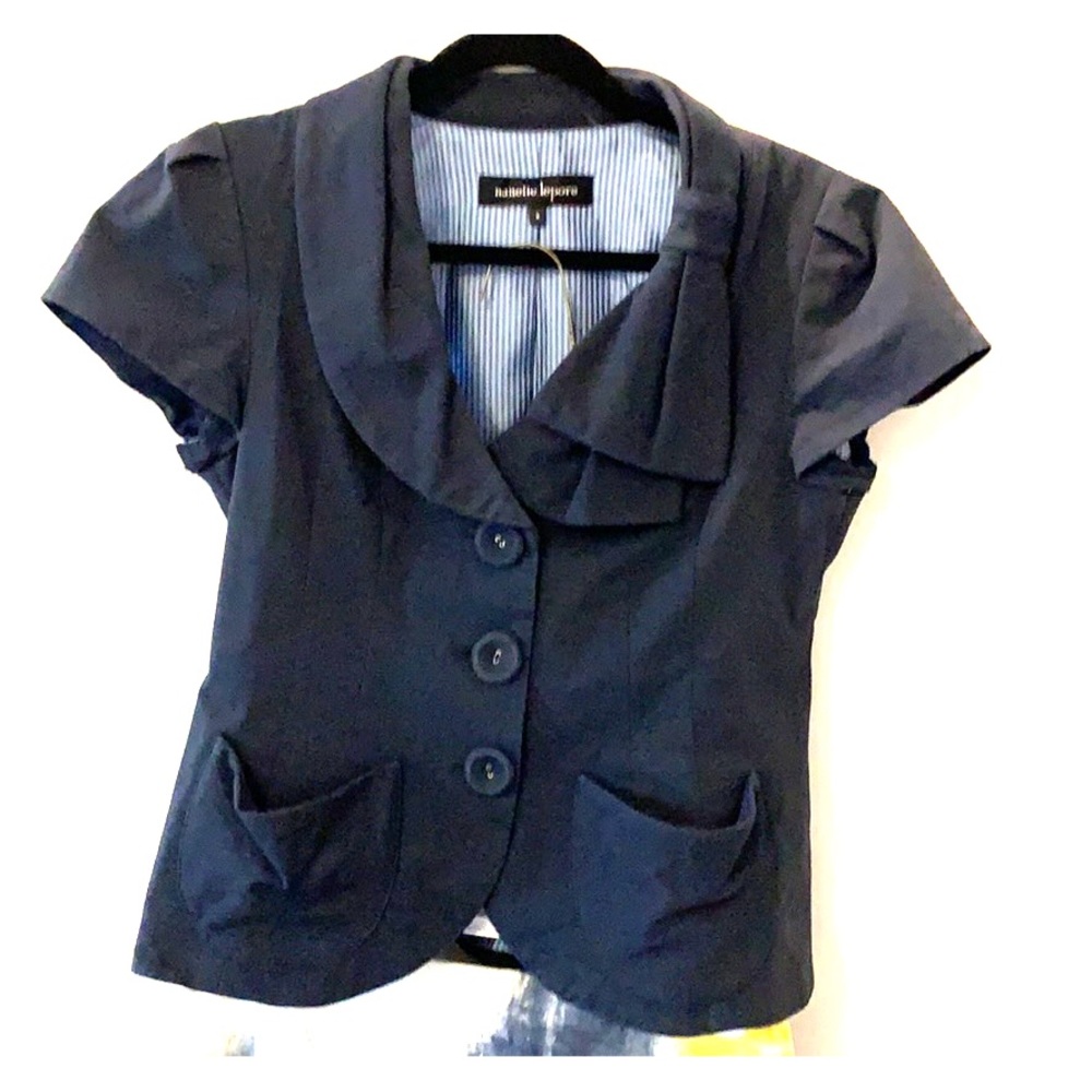 Nanette lepore short sleeve suit jacket